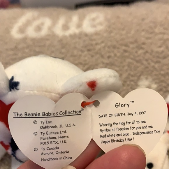 Beanie baby Glory. 1997 with tooth tag errors. - Picture 3 of 6